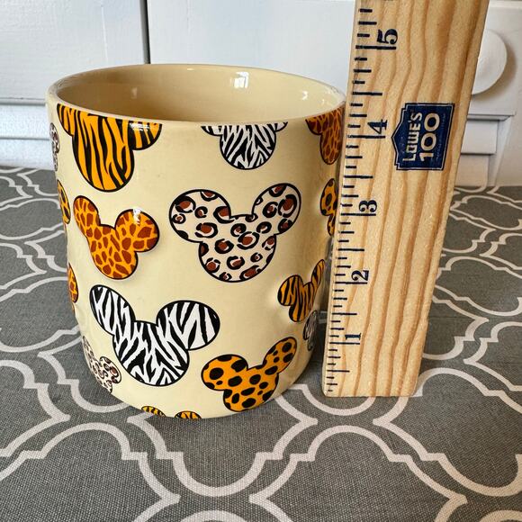 Disney Parks Mug Mickey Mouse Animal Kingdom Print Coffee Cup Tea Kitchen - Picture 6 of 8